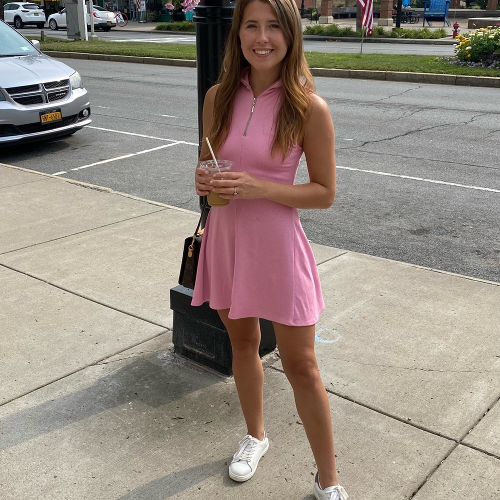 Zara Pink Halter Sundress Mini